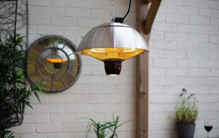 La Hacienda Hanging Mushroom Silver Heater