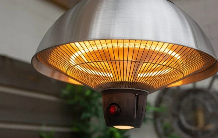 La Hacienda Hanging Mushroom Silver Heater - Image 2