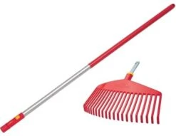 Wolf-Garten Wolf Garten Leaf Rake & Handle Kit
