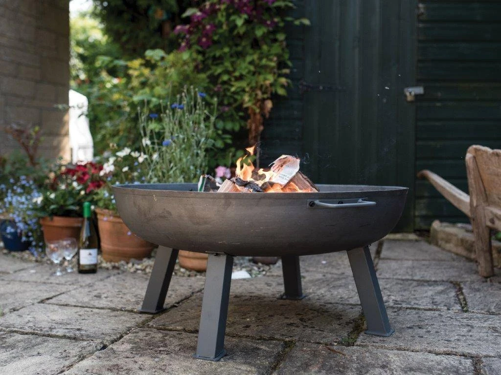 Woodlodge Glasto Fire Pit With Legs 55cm - Image 2