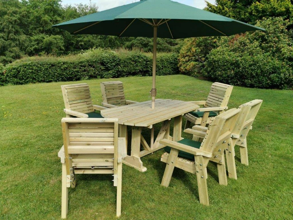 Churnet Valley Ergo 6 Seat Table Set - 6 X Chairs - Image 3