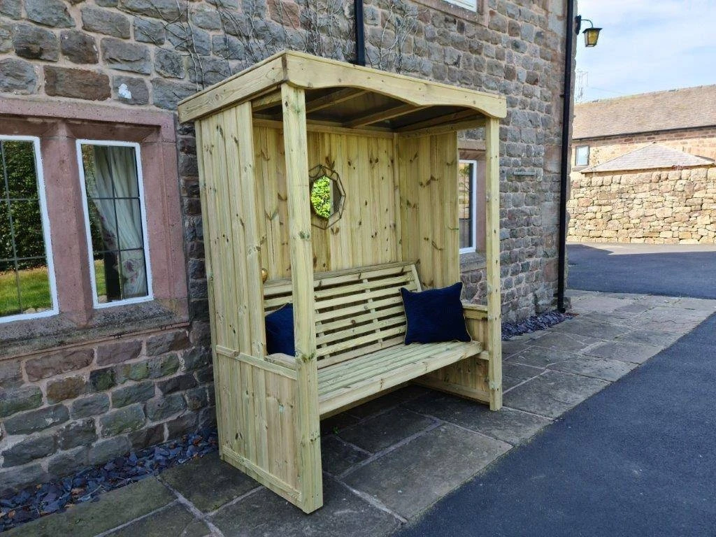 Churnet Valley Four Seasons 3 Seater Arbour - Image 3