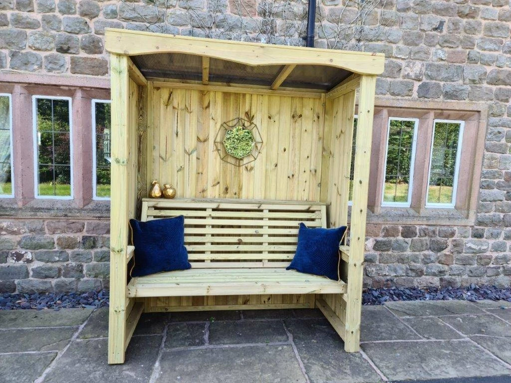 Churnet Valley Four Seasons 3 Seater Arbour - Image 4
