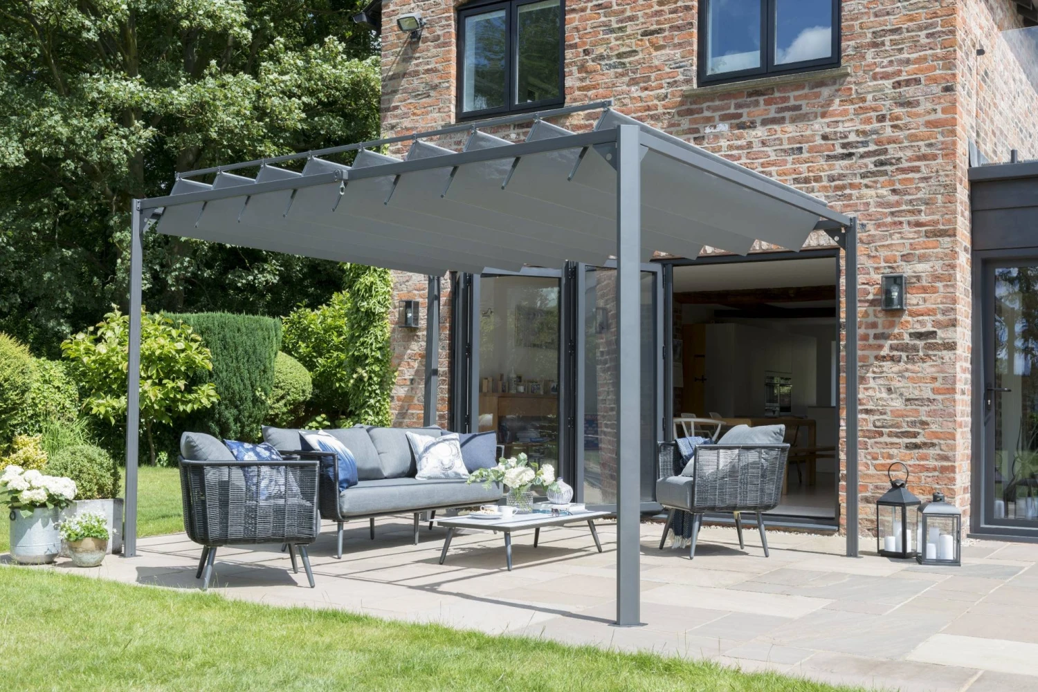 Asperton 3m X 3.6m Leaf Gazebo