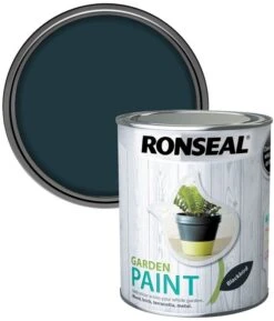 Ronseal Garden Paint Blackbird 0.75L