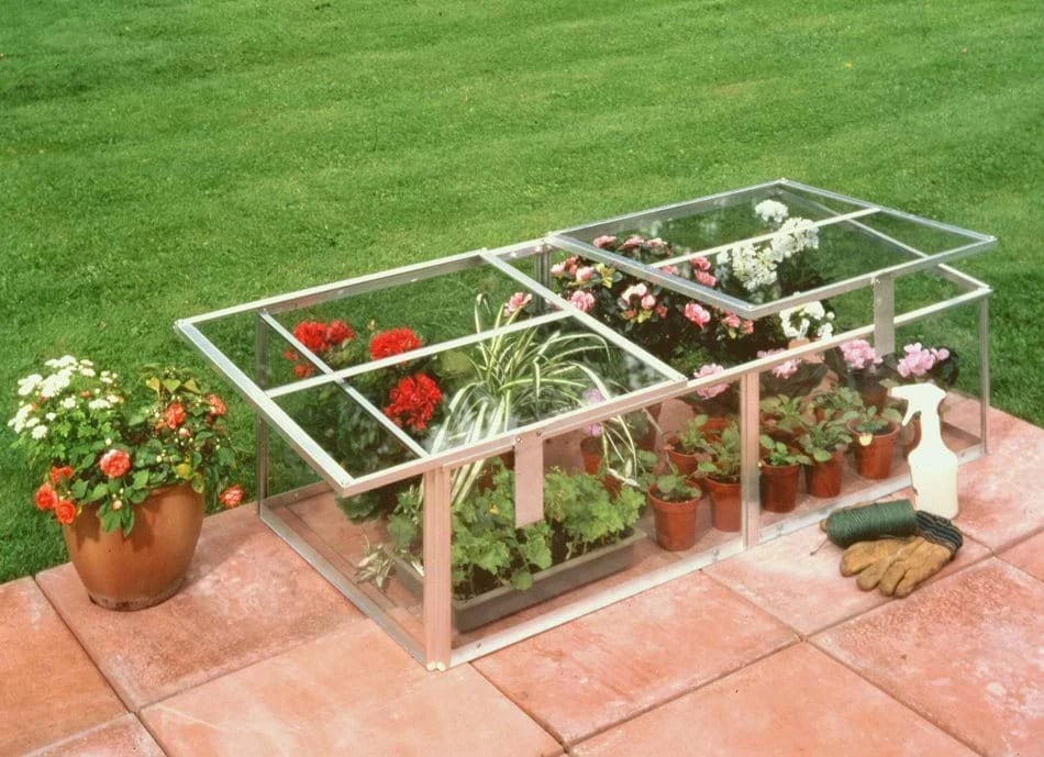 Halls Greenhouses Coldframe Mill 4x2 Toughened