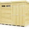 DIY Sheds Pent Security Shed - Double Door